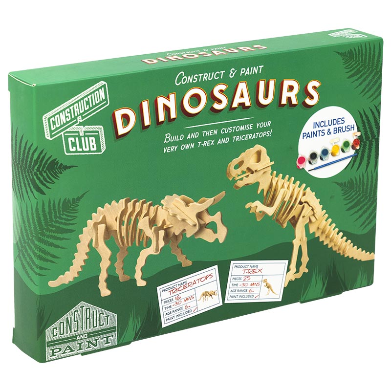 Dinosaur Construction Kit Professor Puzzle